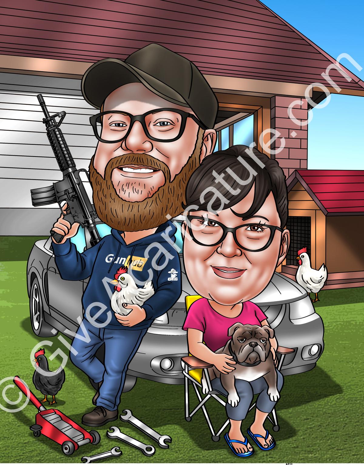 caricature for Stephanie S.